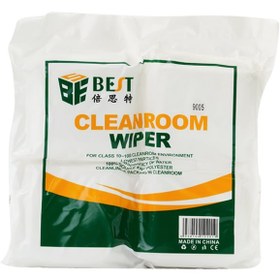 تصویر دستمال تمیز کننده 400 تایی CLEANROOM WIPER BEST مناسب تمیز کردن گلس ال سی دی 