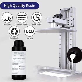 تصویر رزین رنگ شفاف 540 گرمی EDSRDXS Fast 3D Printer Resin - ارسال 20 روز کاری 