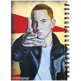 تصویر دفتر زبان طرح Eminem کد DZ-033 چند رنگ دفتر زبان متفرقه مدل دفتر زبان طرح Eminem کد DZ-033 چند رنگ