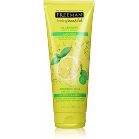 تصویر ماسک صورت خاک رس نعناع و لیمو فریمن ا face mask Mint and lemon clay Freeman 175 ML face mask Mint and lemon clay Freeman 175 ML