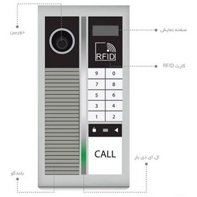 تصویر پنل آیفون تصویری رندا نفیس مدل 1098 دسته بندی کالاها