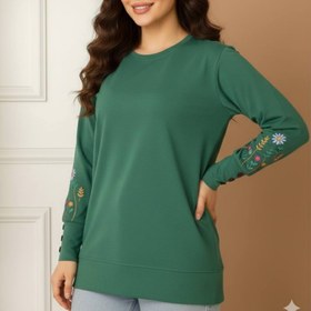 تصویر بلوز آستین بلند استین گل عمده (پک 7 عددی) 