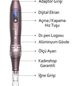 تصویر Dr.Pen دستگاه میکرونیدلینگ شارژی Ultima A10 W (ضمانت ۲ ساله ترکیه) دستگاه دیرماپن میکاپ دائمی درمارولر 