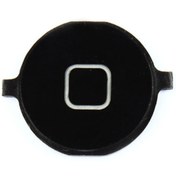 تصویر دکمه هوم اپل‌آیفون (مشکی) Home Button Apple iphone 4S 