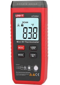تصویر مینی ترمومتر مادون قرمز300درجه مدل UNI-T UT306A ا UNI-T UT306A Mini IR Thermometer UNI-T UT306A Mini IR Thermometer