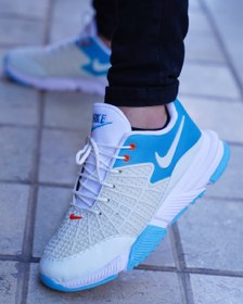 تصویر کفش مردانه Nike مدل Shobiz(سفیدآبی) - 41 