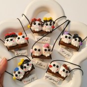 تصویر اویز ماشین قند دو تایی شبتاب کیوت 