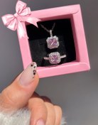 تصویر نیم ست سوییتی صورتی 