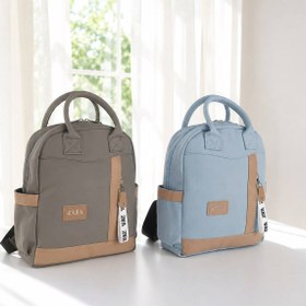 تصویر کوله پشتی دخترانه مدل جلو جیب طرح زارا (Zara) جنس برزنت ضدآب 