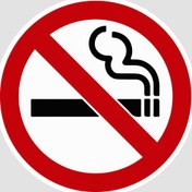 تصویر استیکر سیگار ممنوع No Smoking 