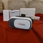 تصویر عینک واقعیت مجازی VR BOX با جعبه و دفترچه راهنما 