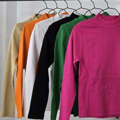 تصویر بلوز آستین بلند زرشکی (چری) 