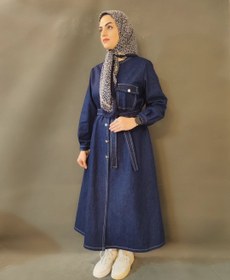 تصویر پیراهن جین زنانه 