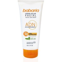 تصویر کرم ضد آفتاب حاوی عصاره آلوورا باباریا BABARIA Facial Aloe Vera Sun Cream 100ml