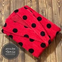 تصویر حوله کفشدوزک Ladybug bathroom towel