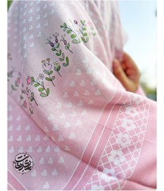 تصویر روسری لاله صورتی 