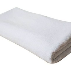 تصویر حوله احرام مردانه سفید ۲/۲۰ متر جنس نخی و پنبه 