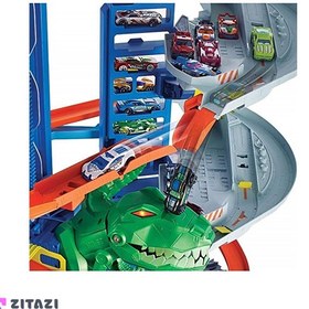 تصویر بازی آموزشی پارکینگ ماشین مدل HOT WHEELS Robotics T-rex Ultimate Garage - زمان ارسال 15 تا 20 روز کاری 