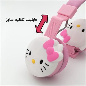 تصویر هدست وایرلس هلو کیتی Ah-806 HELLO KITTY HEADSET BLUETOOTH