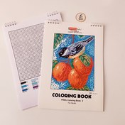 تصویر دفتر رنگ آمیزی طرح پیکسلی (نوجوان و بزرگسال) 