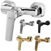 تصویر شیر توالت البرز روز مدل آلپاین Alborzrooz Gold Alpine toilet tap