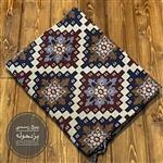 تصویر زیر سفره سنتی یزدی طرح خشتی ا rhombus design Yazdi tablecloth rhombus design Yazdi tablecloth