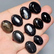 تصویر پک 10 عددی نگین اونیکس معدنی کد G81137 