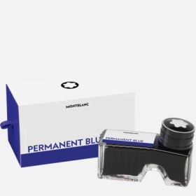 تصویر جوهر خودنویس مونبلان آبی ضد آب MONTBLANC ink Permanent blue 