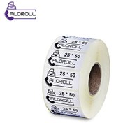 تصویر لیبل کاغذی تاپ لیبل دو ردیف 50x25 50x25 2x Thermal Printer Paper Label