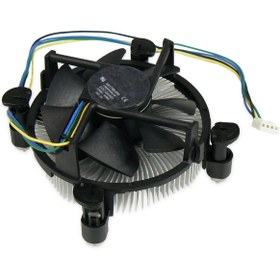 تصویر فن CPU LGA با سوکت 775 و 1155 CPU Cooler Fan With Aluminum Heatsink