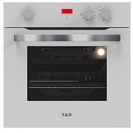 تصویر فر برقی و گازی تی اندی مدل TD 201 T&D electric and gas oven model TD 201