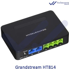 تصویر گیت وی و مبدل گرند استریم مدل ATA HT814 Grand Stream ATA HT814 Gateway