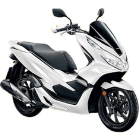 تصویر موتور هوندا pcx سفید 