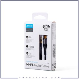 تصویر کابل تبدیل صدای تایپ سی جویروم Joyroom Hi-Fi Audio Cable SY-A03 