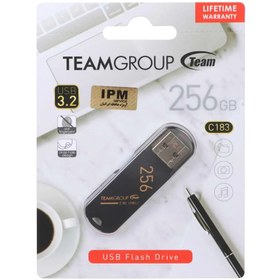 تصویر TeamGroup C183 USB3.2 Flash Memory - 256GB مشکی (گارانتی مادام العمر IPM) 