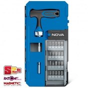 تصویر مجموعه ۲۵ عددی پیچ گوشتی و آچار نووا مدل NTS1333 