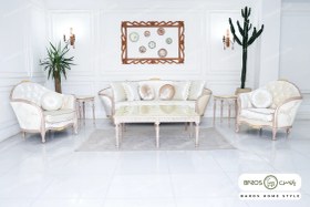 تصویر مبلمان نئوکلاسیک لورنزو با پارچه ایتالیایی 