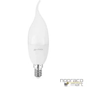 تصویر لامپ اشکی ۷ وات نمانور آفتابی 