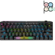 تصویر کیبورد گیمینگ مکانیکال CORSAIR K70 PRO Mini WIRELESS 60% RGB 