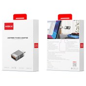 تصویر مبدل درگاه USB به Lightning هیسکا مدل H10 
