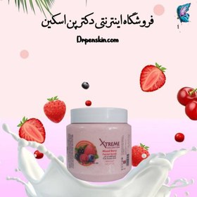 تصویر اسکراب شنی شاتوت و توت فرنگی اکستریم Scrub Blackberry and strawberries Extreme