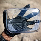 تصویر شیشه خطر پرواز احسان شفاف موتورسیکلت 