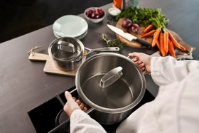 تصویر سرویس قابلمه ۵ پارچه برند Zwilling آلمان مدل Vitality Zwilling Cookware Set Vitality 5 Parts, Stainless Steel, Silver