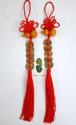 تصویر آویز سکه ایچینگ ۵ عددی با کدو و کره صوفی 