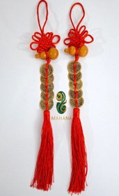 تصویر آویز سکه ایچینگ ۵ عددی با کدو و کره صوفی 