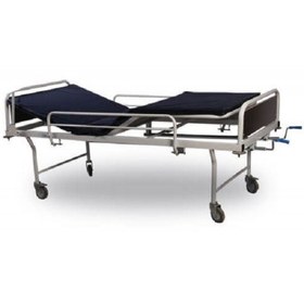 تصویر تخت بیمار سه شکن با تشک مخصوص ا patient-bed-T1 patient-bed-T1