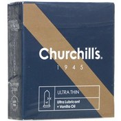 تصویر کاندوم نازک کلاسیک روان کننده وانیل چرچیلز 3 عددی ا Churchill’s Ultra Thin Vanilla Oil Condomes 3PCS Churchill’s Ultra Thin Vanilla Oil Condomes 3PCS