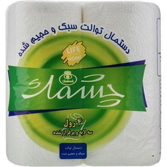 تصویر دستمال توالت چشمک ۴ لایه بسته ۴ عددی 