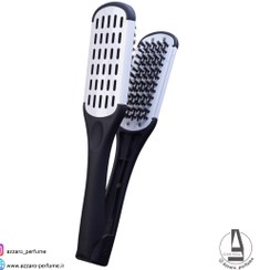 تصویر برس کراتین دو طرفه نسوز سرامیکی هالیزا 