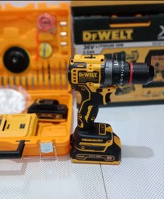 تصویر دریل شارژی 36 ولت دیوالت مدل نیم پک Dewalt half pack cordless drill half pack model 36V